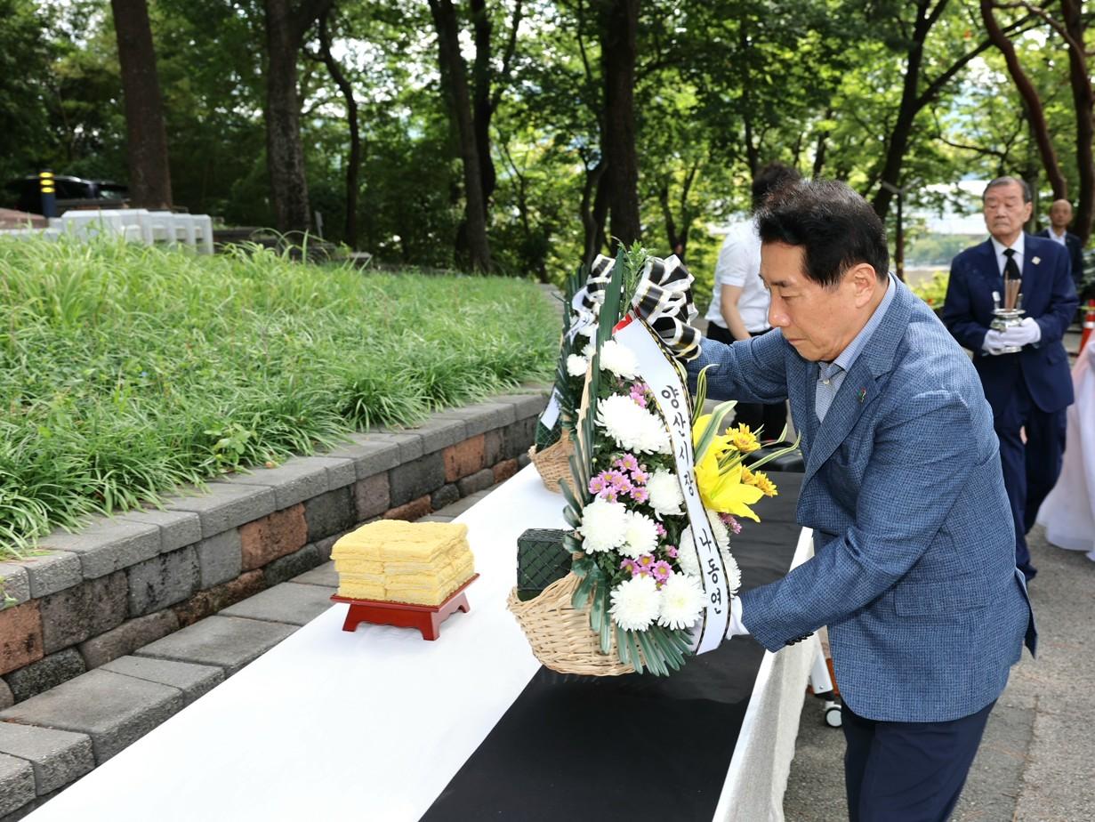 시립독립기념관, 윤현진 선생 서거 104주년 기념 헌다례(2025. 9. 17. 춘추공원)