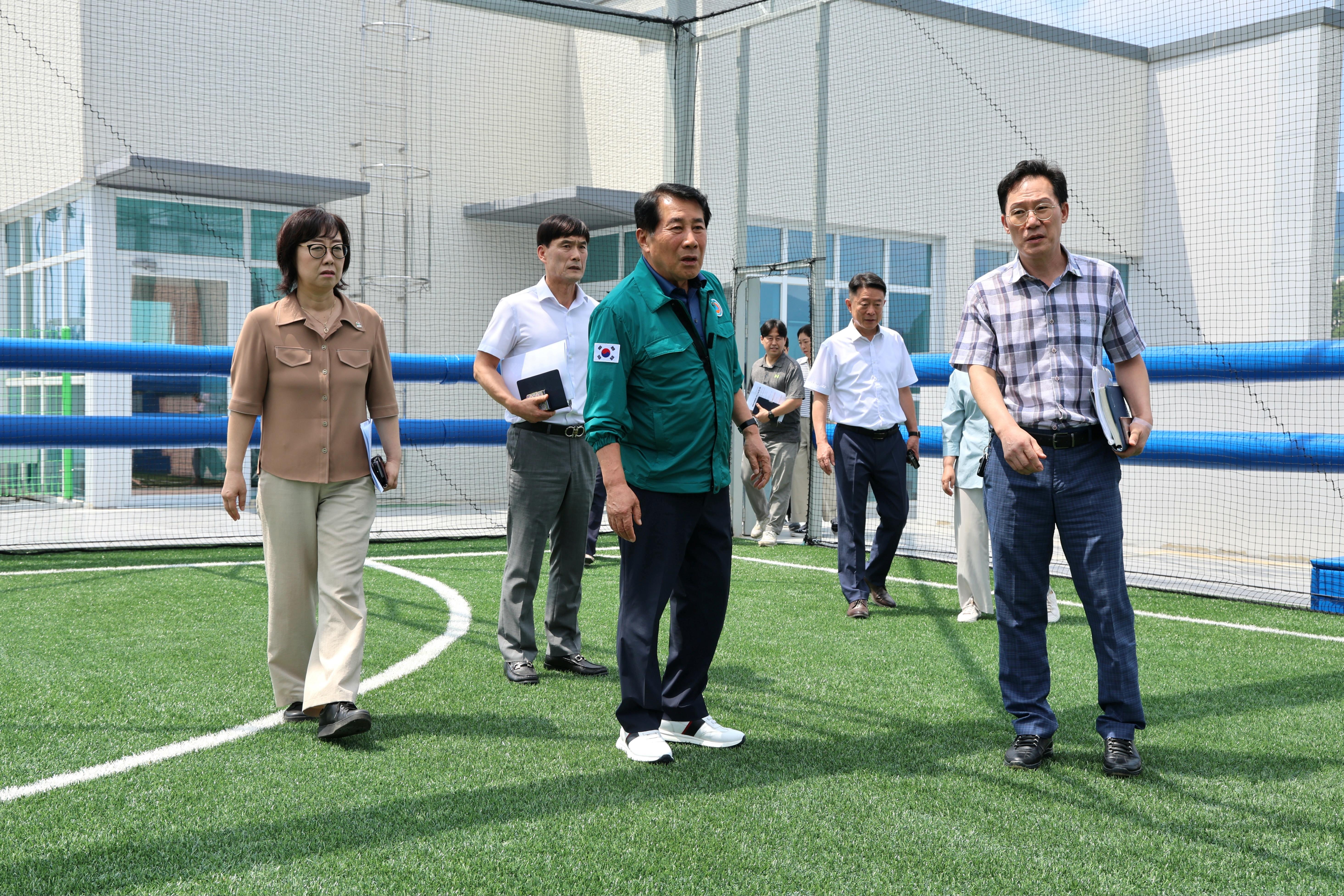 양산시장, 시민 여가·안전 관련 주요시설 현장행정(2024. 8. 9. 바이오가스화시설 사업장)