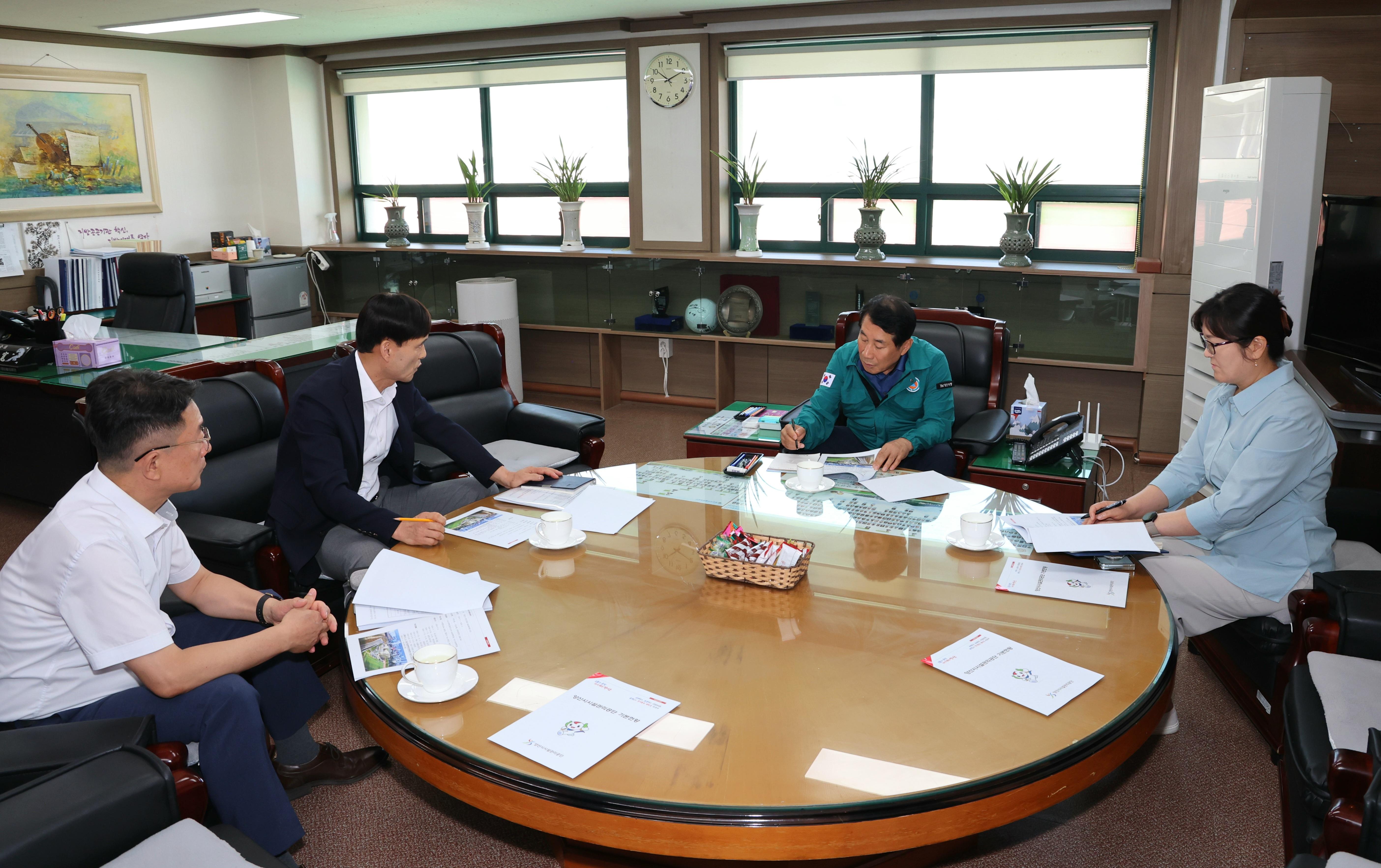 양산시장, 시민 여가·안전 관련 주요시설 현장행정(2024. 8. 9. 바이오가스화시설 사업장)