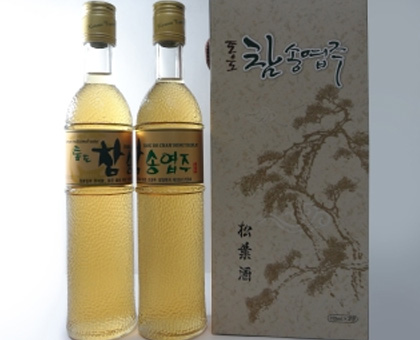 健康な韓国のお酒、チャ厶松葉酒